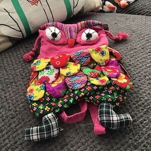 Colorful Owl Backpack